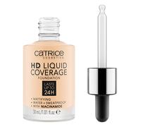 CATRICE Base de Mquillage HD Liquide Coverage 002 Porcelain Beige 30 ml
