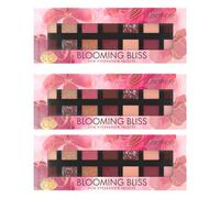 Catrice Blooming Bliss Lot de 3 palettes d'ombres à paupières fines n° 020 Multicolore 14 couleurs Longue durée végétalien Sans particules de microplastique Sans nanoparticules Sans parfum 3 x 10,6 g