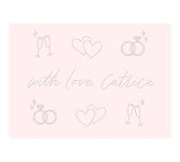 Catrice BRIDES & BESTIES Glow Control Blotting Paper papier matifiant, matifiant, rafraîchissant, contrôle du sébum/contrôle de la brillance, mat (50pcs)