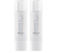 Catrice Cosmetics Drunk'n Diamonds Plumping Lip Balm baume à lèvres repulpant éclat, humidifiant - hydratant, protecteur, regonflant, luminescent (3.5g) (Lot de 2)