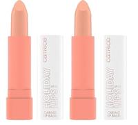 Catrice Cosmetics Holiday Lips Caring Lip Balm Baume à Lèvres, Protecteur, Protecteur, Translucide (3.5 g) (Lot de 2)