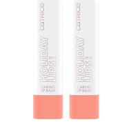 Catrice Cosmetics Holiday Lips Caring Lip Balm baume à lèvres, protecteur, protecteur, translucide (3.5g) (Lot de 2)