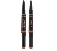 Catrice Cosmetics Lip Artist Matte Lipstick et Liner Rouge et Crayon à Lèvres, Hautement Pigmenté, Intense en Couleurs, Mat (1.74 g) (Lot de 2)