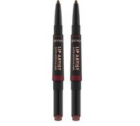 Catrice Cosmetics Lip Artist Matte Lipstick et Liner Rouge et Crayon à Lèvres, Hautement Pigmenté, Intense en Couleurs, Mat (1.74 g) (Lot de 2)