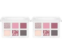 Catrice Cosmetics Tiny Treasures Eyeshadow Palette Fards à Paupières, Chatoyant, Scintillant, Métallique, Mat (4.2 g) (Lot de 2)