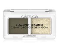 Catrice Diamond Treasures duo de fards à paupières teinte 040 Olive Twinkle 2.8 g