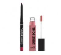 Catrice - Duo Lèvres - Rouge Liquide Laqué 20 + Crayon Repulpant 110