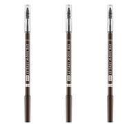 Catrice Eye Brow Stylist - Lot de 3 crayons à sourcils - Marron - Longue durée - Mat - Végétalien - Sans particules de microplastique - Sans nanoparticules - Sans parfum - 3 x 1,4 g