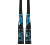 Catrice - Eyeliner Brush Liner 24h Waterproof - 10 Ultra Black (Lot de 2)