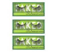 Catrice Faked Lot de 3 paires de cils artificiels 3D High Lift - Noir - Longue durée - Effet faux cils - Végétalien - Sans particules de microplastique - Sans nanoparticules - Sans parfum