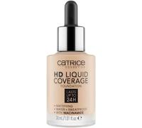 Catrice fond de teint 010 HD Liquid Coverage Foundation 010 Light - 30 ml | Haute couvrance, Longue tenue, Matifiant, Anti-cernes, Sans effet masque