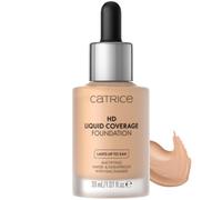Catrice fond de teint 040 HD Liquid Coverage Foundation 040 Warm - 30 ml | Haute couvrance, Longue tenue, Matifiant, Anti-cernes, Sans effet masque