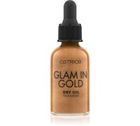 Catrice Glam In Gold Dry Oil huile sèche pailletée visage et corps teinte 010 Stay Golden! 30 ml