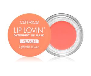 Catrice Lip Lovin' masque hydratant pour les lèvres pour la nuit teinte 030 Feelin' Peachy 4 g