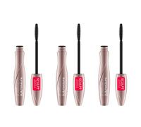 Catrice Mascara Glam & Doll Sculpt & Volume, n° 010, noir, volumateur, définissant, mat, vegan, sans particules microplastiques, sans nanoparticules, sans parfum, lot de 3 (3 x 9,5 ml)