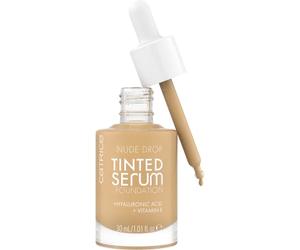 Catrice Nude Drop Tinted Serum Foundation fond de teint sérum, longue durée, matifiant, protecteur, naturel, mat (30ml)