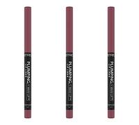 Catrice Plumping Lip Liner, crayon à lèvres, crayon contour des lèvres, résistant au masque, avec taille-crayon, n° 060 Cheers To Life, nude, matifiant, waterproof, lot de 3 (3 x 0,35 g)