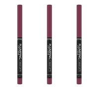 Catrice Plumping Lip Liner, crayon à lèvres, crayon contour des lèvres, résistant au masque, sans bavures, n° 090 The Wild One, rouge, matifiant, mat, vegan, waterproof, lot de 3 (3 x 0,35 g)