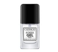 Catrice Power Gel 2-en-1 Base & Top Coat, longue durée, brillant, 10,5 ml