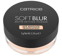 Catrice Soft Blur Matte Setting Powder poudre fixatrice, longue durée, matifiant, resserrement des pores, naturel, translucide (8g)