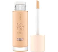 CATRICE Soft Glam Filter Fluid 015 Light - Fluide teinté pour le visage, couvrance légère - Texture crémeuse et ultra-légère - À la vitamine E et au squalane - Maquillage vegan - 30 ml