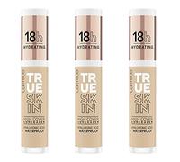 Catrice True Skin High Cover Correcteur n° 032 Neutral Biscuit - Nude - Anti-boutons - Longue durée - Matifiant - Naturel, végétalien - Sans huile - Imperméable - 3 x 4,5 ml