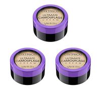Catrice Ultimate Camouflage Cream, crème correctrice, stick correcteur, maquillage, non comédogène, lot de 3 (3 x 3 g), n° 015 W Fair