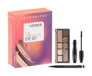 Catrice Yeux Ombre-a-paupieresThe Pure Glam Eye Set The Pure Nude Eyeshadow Palette 9 g + Eyeliner Waterproof 1,2 ml + Mascara Volume Glam & Doll 10 ml 1 Stk.