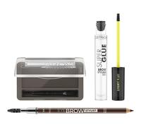 Catrice Yeux SourcilsThe Essential Brow Set Medium Eyebrow Pencil 030 Brow-N-Eyed Peas Waterproof 1.4 g + Eyebrow Powder Set Waterproof 020 Ash Brown 4 g + Catrice eyebrow gel Super Glue 010 Ultra Hol