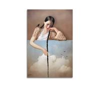 Catrin Welz Stein (10) Impression sur toile sans cadre pour chambre à coucher, salon - 20 x 30 cm