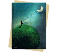 Catrin Welz-Stein : Carte de vœux "Chasing the Moon" : Paquet de 6