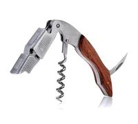 Catrinaz® - Tire-bouchon professionnel en acier inoxydable et palisandre - Sommelier - Qualité supérieure - Coffret cadeau - Cadeau unique - Cadeau pour homme et femme