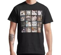 Cats 2.0 Animal Unisex T-Shirt Black S