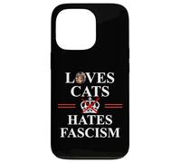 Cats Against Fascism No Kings US Protest Anti Fascism Resist Coque pour iPhone 13 Pro