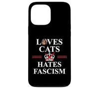 Cats Against Fascism No Kings US Protest Anti Fascism Resist Coque pour iPhone 13 Pro Max