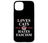 Cats Against Fascism No Kings US Protest Anti Fascism Resist Coque pour iPhone 15 Plus