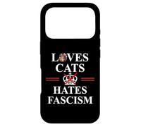 Cats Against Fascism No Kings US Protest Anti Fascism Resist Coque pour iPhone 17 Pro