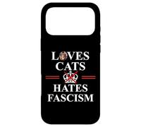 Cats Against Fascism No Kings US Protest Anti Fascism Resist Coque pour iPhone 17 Pro Max