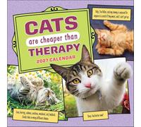 Cats Are Cheaper Than Therapy 2027 Wall Calendar