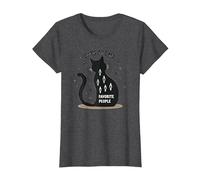 Cats are My Favorite People - Amoureux des félins T-Shirt, Femme, Chiné Foncé, XL