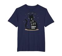 Cats are My Favorite People - Amoureux des félins T-Shirt, Homme Grandes Tailles, Bleu Marine, 6X Tall