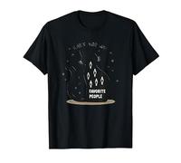 Cats are My Favorite People - Amoureux des félins T-Shirt, Homme, Noir, L