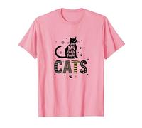 Cats are My Kind of People - Amoureux des félins T-Shirt, Homme, Rose, M