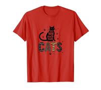 Cats are My Kind of People - Amoureux des félins T-Shirt, Homme, Rouge, S