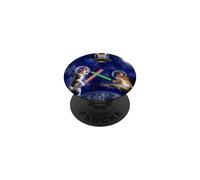 Cats Attack Funny Meow Wars Cat in Space Kitten Lovers PopSockets PopGrip Adhésif