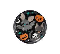 Cats & Bats - 8 x assiettes en papier - amscan 991741 6-6