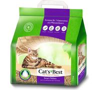 Cat's Best Smart Pellets, litière pour chats 100 % végétale, litière agglomérante innovante pour chats à base de fibres de bois actives anti-adhérentes - stoppe l'expulsion, 5 kg/ 10 l