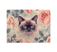 Cat'S Big Head Puzzle en bois de 500 pièces pour adultes Taille du jeu 38,1 x 51,8 cm