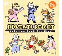 Cats Coloring Book Bold and Easy: 40+ Feline Professions for Kids & Adults: Fun Career Exploration for All Ages | Stress Relief & Creative Play