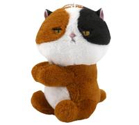 Cats Designs Breloque à clip multi-usage unique pour chat, accessoire pratique à suspendre, pendentif, ornement, sacs et, M, Flanelle, Pas de gemme